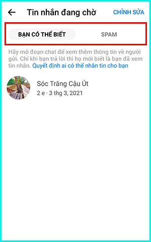 Messenger Online nhưng không nhận được tin nhắn