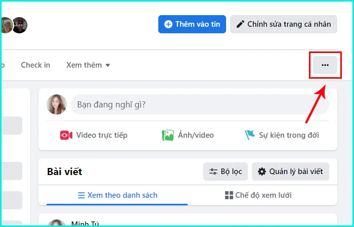 xem lại story trên máy tính