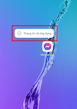 xóa dữ liệu trên ứng dụng Messenger