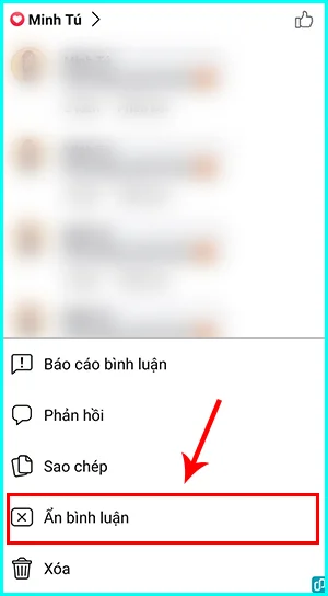 cách ẩn bình luận bài đăng trên nhóm