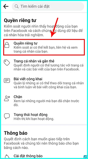cách ẩn tài khoản Facebook của bạn khỏi các công cụ tìm kiếm trên google bằng điện thoại