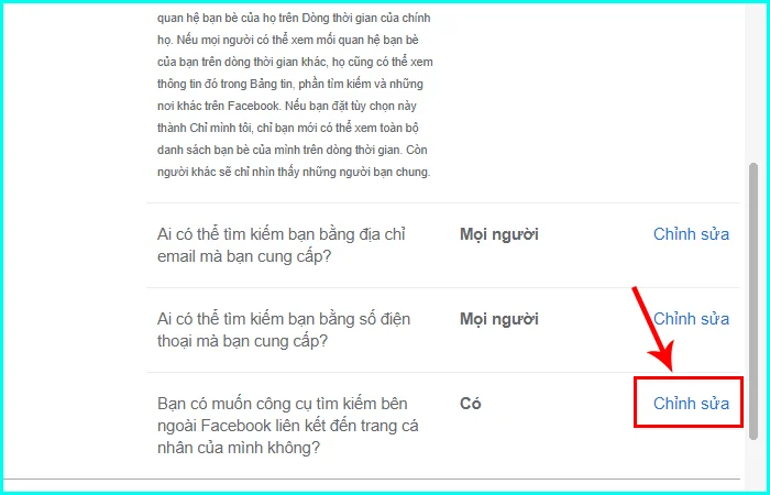 cách ẩn tài khoản facebook của bạn khỏi các công cụ tìm kiếm trên internet