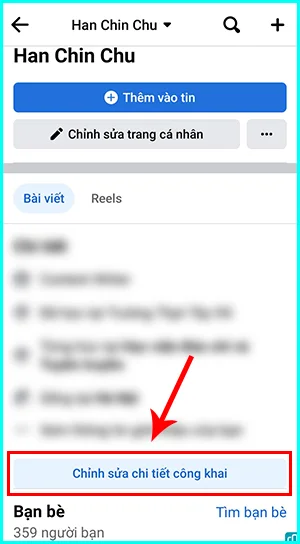cách ẩn thông tin cá nhân trên facebook bằng điện thoại