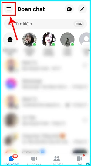 cách ẩn tin nhắn trên messenger