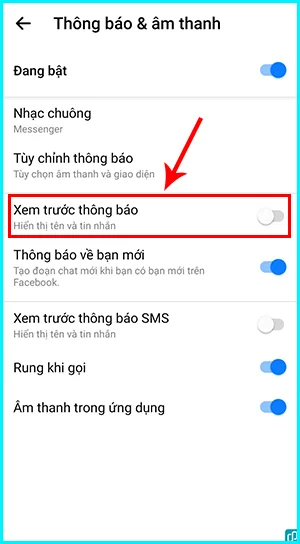 cách ẩn tin nhắn trên messenger
