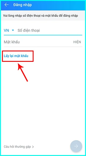 cách đăng nhập zalo trên điện thoại