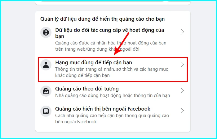 cách hạn chế quảng cáo trên facebook