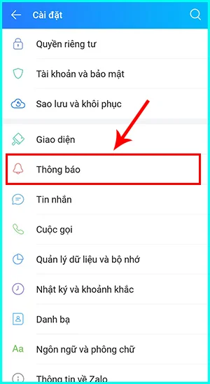 cách khắc phục khi tin nhắn zalo không hiển thị trên màn hình