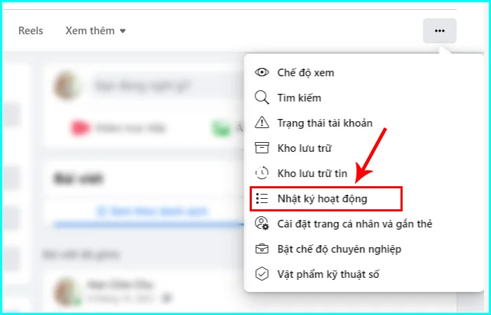 cách kiểm tra lịch sử đăng nhập đăng xuất trên facebook bằng máy tính