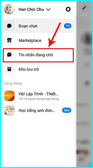 cách kiểm tra tin nhắn chờ