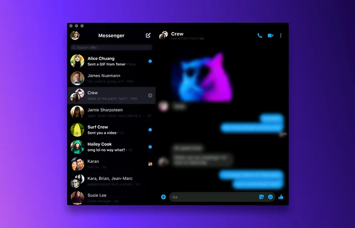 Cách làm mờ tin nhắn trên Messenger đơn giản nhất