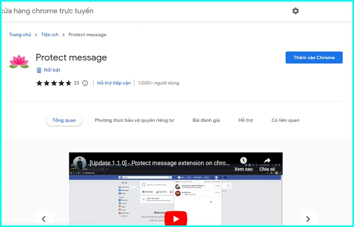 cách làm mờ tin nhắn trên Messenger