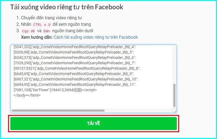 cách tải video facebook trong nhóm kín