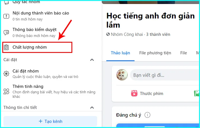 cách thêm quản trị viên nhóm trên facebook bằng máy tính