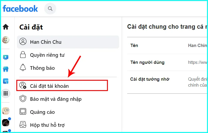 cách thêm số điện thoại trên Facebook bằng máy tính