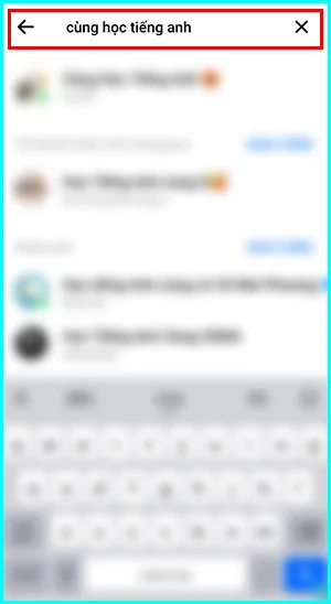 cách tìm kiếm nhóm trên messenger
