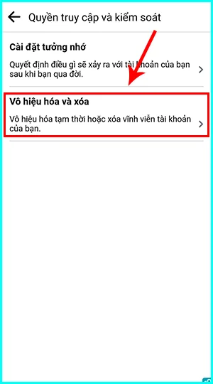 cách vô hiệu hóa tài khoản facebook