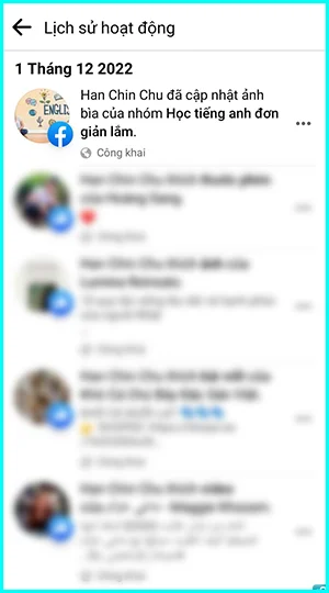 cách xem nhật ký hoạt động trên facebook bằng điện thoại