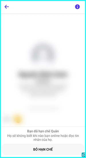 cách xem tin nhắn hạn chế bằng tìm kiếm trên messenger