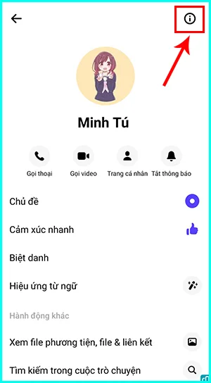 cách xóa cuộc trì chuyện vĩnh viễn trên Messenger