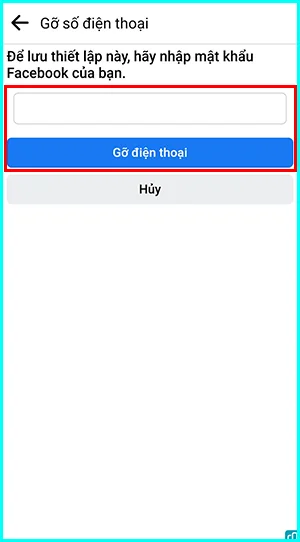 cách xóa số điện thoại trên facebook bằng điện thoại