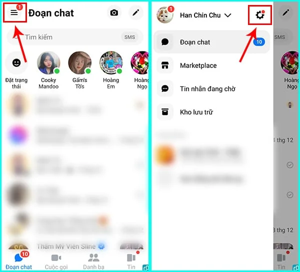 Hướng dẫn cách bỏ chặn trên Messenger