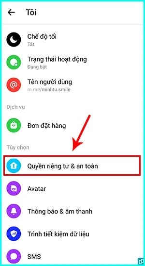 hướng dẫn bỏ hạn chế tin nhắn messenger