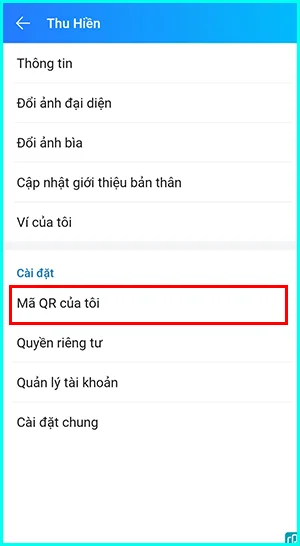 kết bạn zalo bằng mã qr