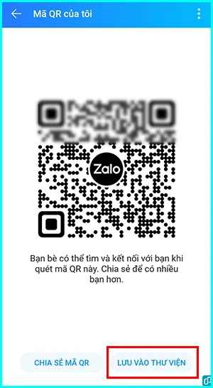 kết bạn zalo bằng mã qr