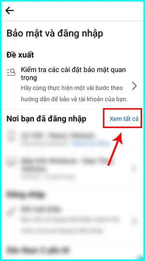 kiểm tra lịch sử thiết bị đã đăng nhập