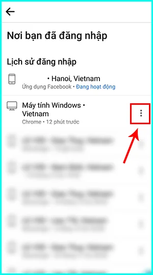 kiểm tra lịch sử thiết bị đã đăng nhập
