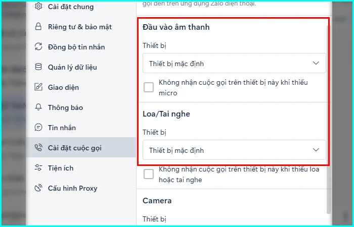 kiểm tra quyền truy cập micro và mic trên laptop