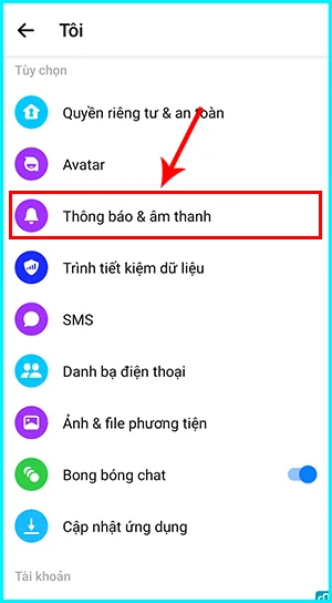 cách ẩn tin người gửi tin nhắn trên Messenger