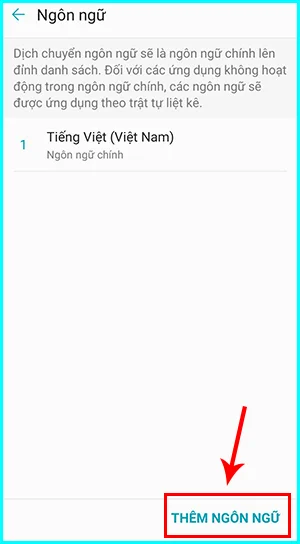 cách đối ngôn ngữ Facebook Messenger trên Android