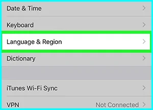 cách đối ngôn ngữ Facebook Messenger trên iphone