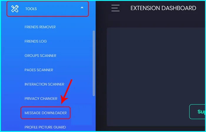 Cách đếm tin nhắn Messenger bằng máy tính