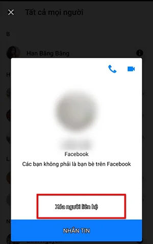 cách xóa gợi ý tìm kiếm trên Messenger