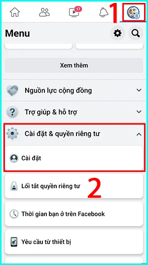 tiến hành kiểm tra những thiết bị đã đăng nhập vào Facebook và tiến hành đăng xuất