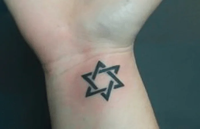 hình xăm ngôi sao 6 cánh