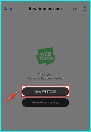 cách đăng ký tài khoản webtoon