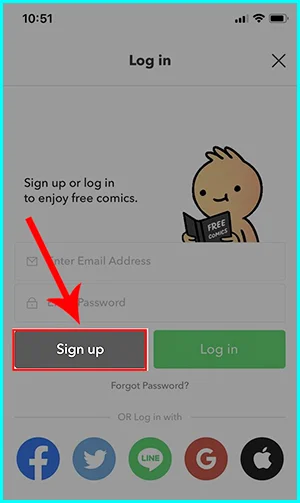 cách đăng ký tài khoản webtoon