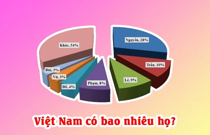 Việt Nam có bao nhiêu họ? Danh sách các dòng họ ở Việt Nam