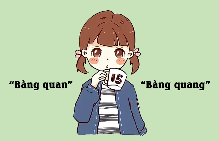 Bàng quan hay Bàng quang từ nào viết đúng chính tả?
