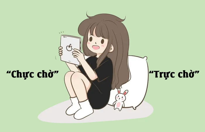 chực chờ hay trực chờ