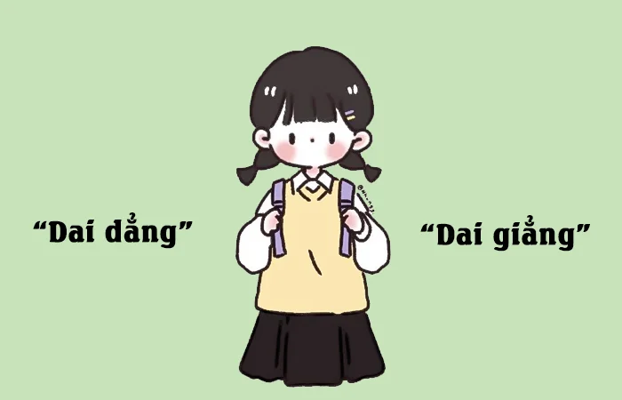 Dai dẳng hay Dai giẳng từ nào viết đúng chính tả?