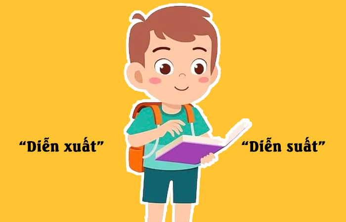 Diễn xuất hay Diễn suất từ nào viết đúng chính tả?