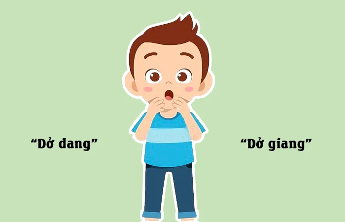 Dở dang hay Dở giang từ nào viết đúng chính tả?