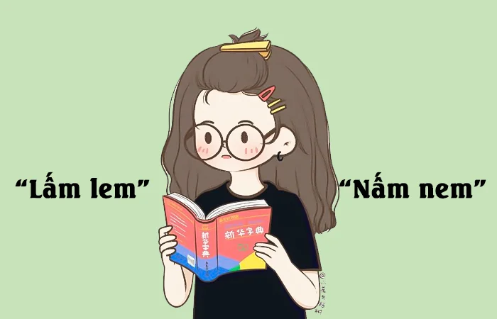 Lấm lem hay Nấm nem từ nào viết đúng chính tả?