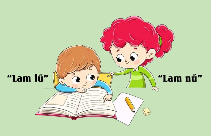 Lam lũ hay Lam nũ từ nào viết đúng chính tả?