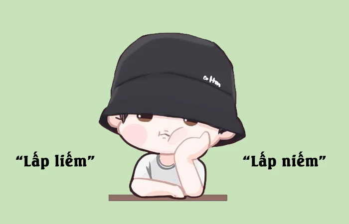 Lấp liếm hay Nấp liếm đâu là từ viết đúng chính tả?